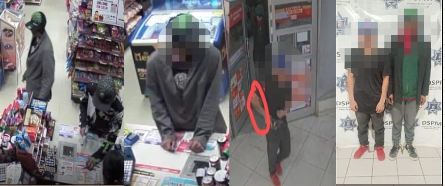 Detienen a dos hombres por robar un Oxxo: Mexicali