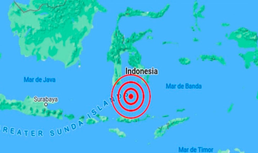 Tres temblores sacuden el sureste de Indonesia