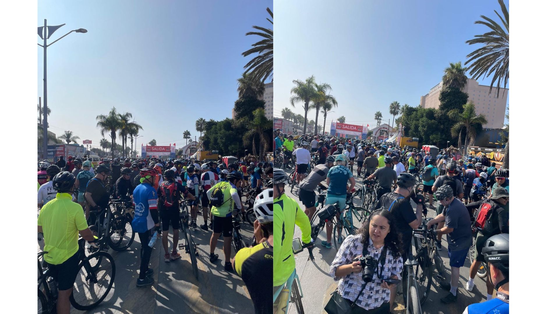 Participan 4 mil ciclistas en 45º Paseo Rosarito-Ensenada