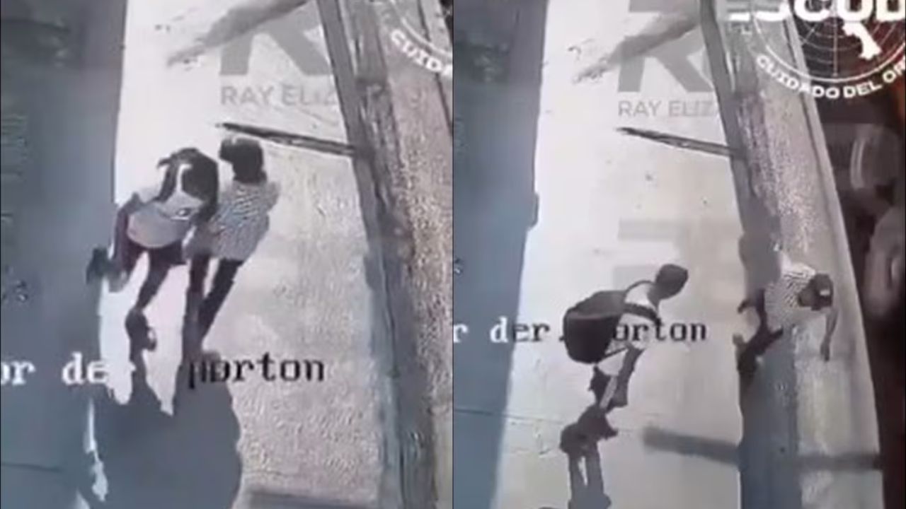 Revelan video: joven habría empujado a adulto mayor que murió atropellado en Monterrey