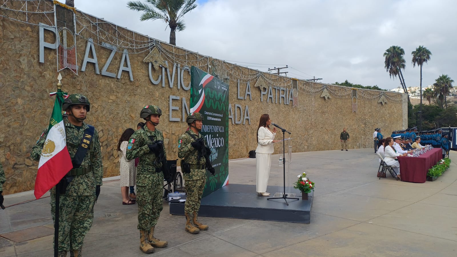 ENSENADA: “México se construye todos los días”: Agatón en ceremonia por la Independencia