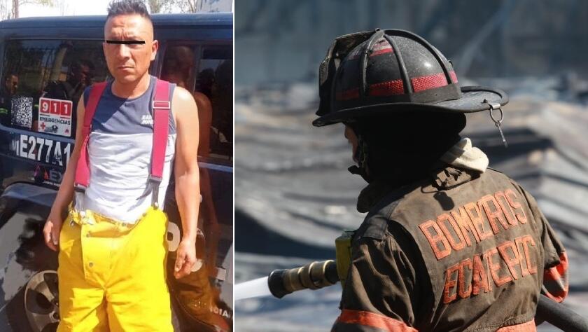 Un hombre se disfrazó de bombero para robar en un incendio IFOTO: Univision