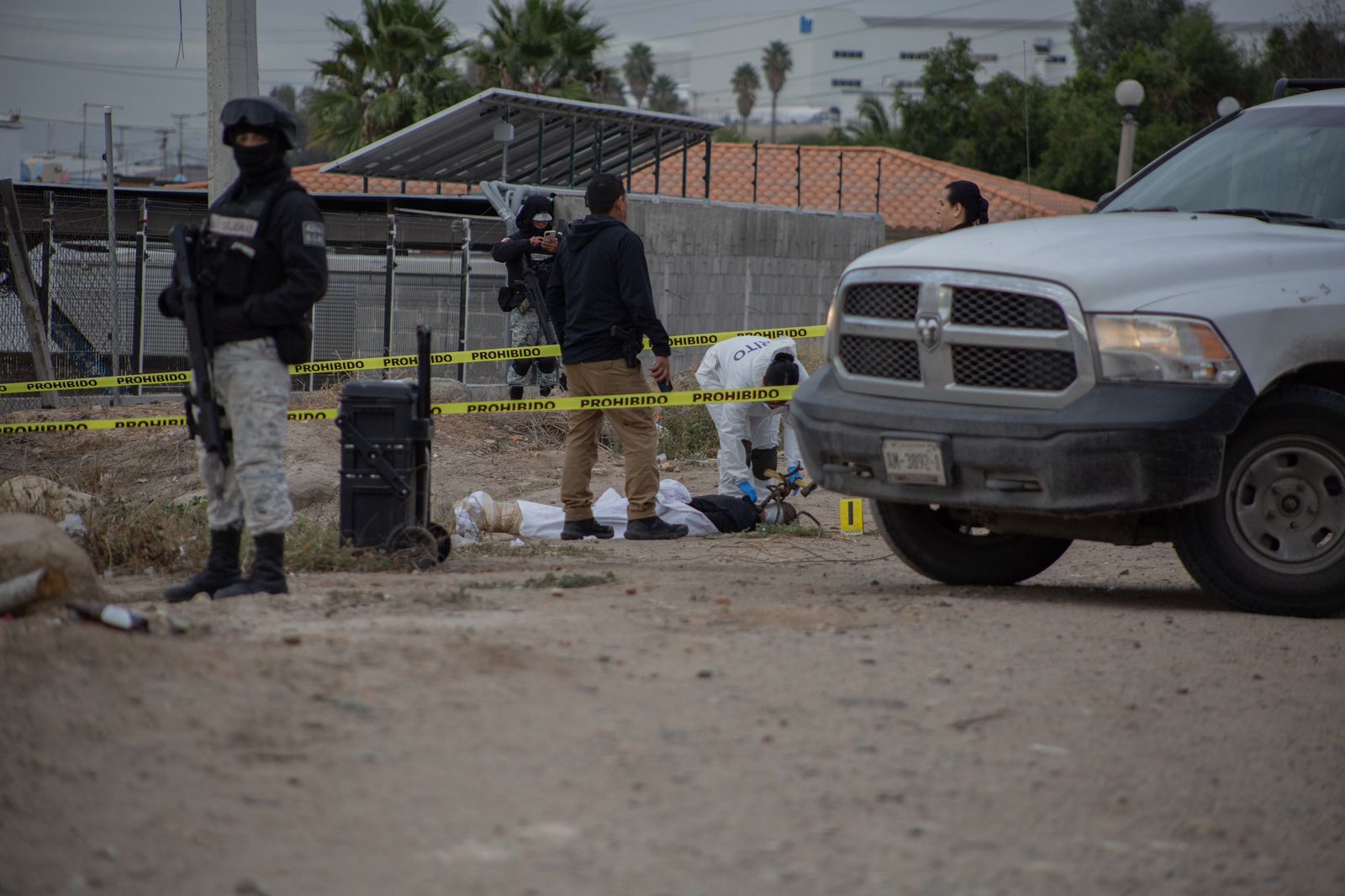 [VIDEO+GALERIA] Encuentran cuerpo  en el bulevar Alberto Limón Padilla