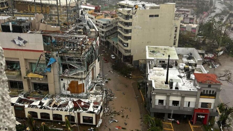 Afecta el huracán “Otis” al sector hotelero: Acapulco