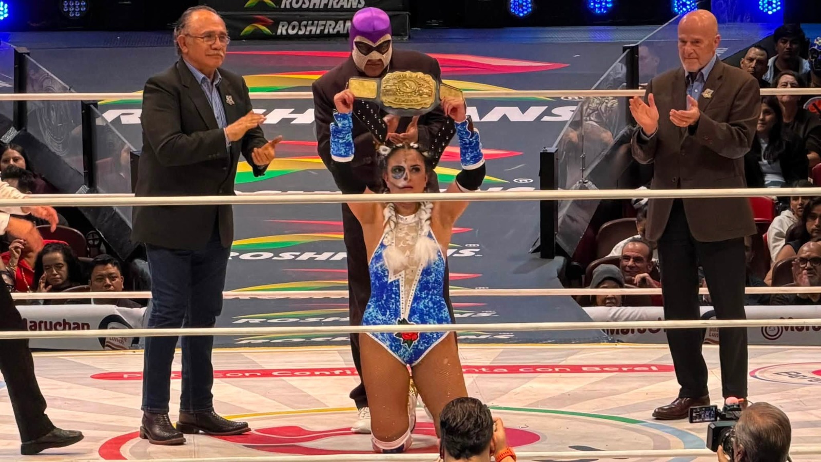 Tijuanense Thunder Rosa conquista el Campeonato Nacional Mexicano Femenino del CMLL