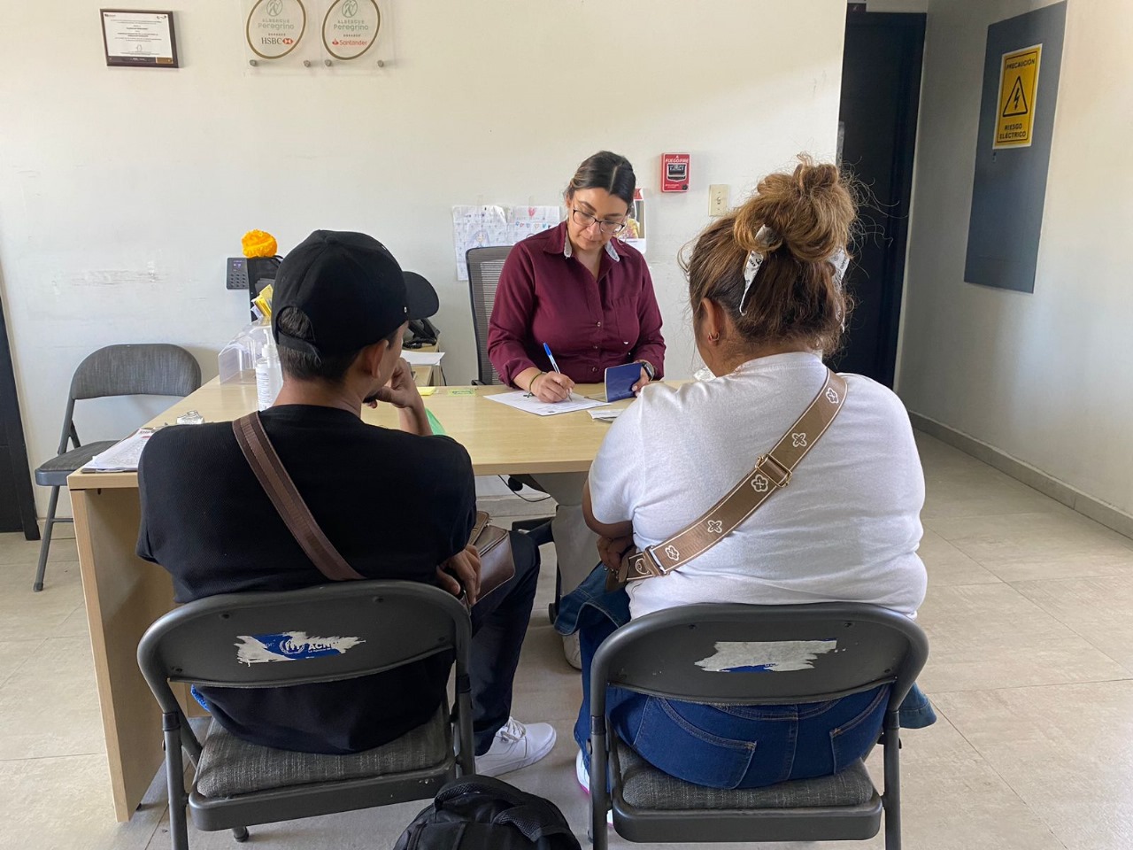 Albergue El Peregrino recibe su primera caravana del programa Corredor Emergente de Movilidad Segura