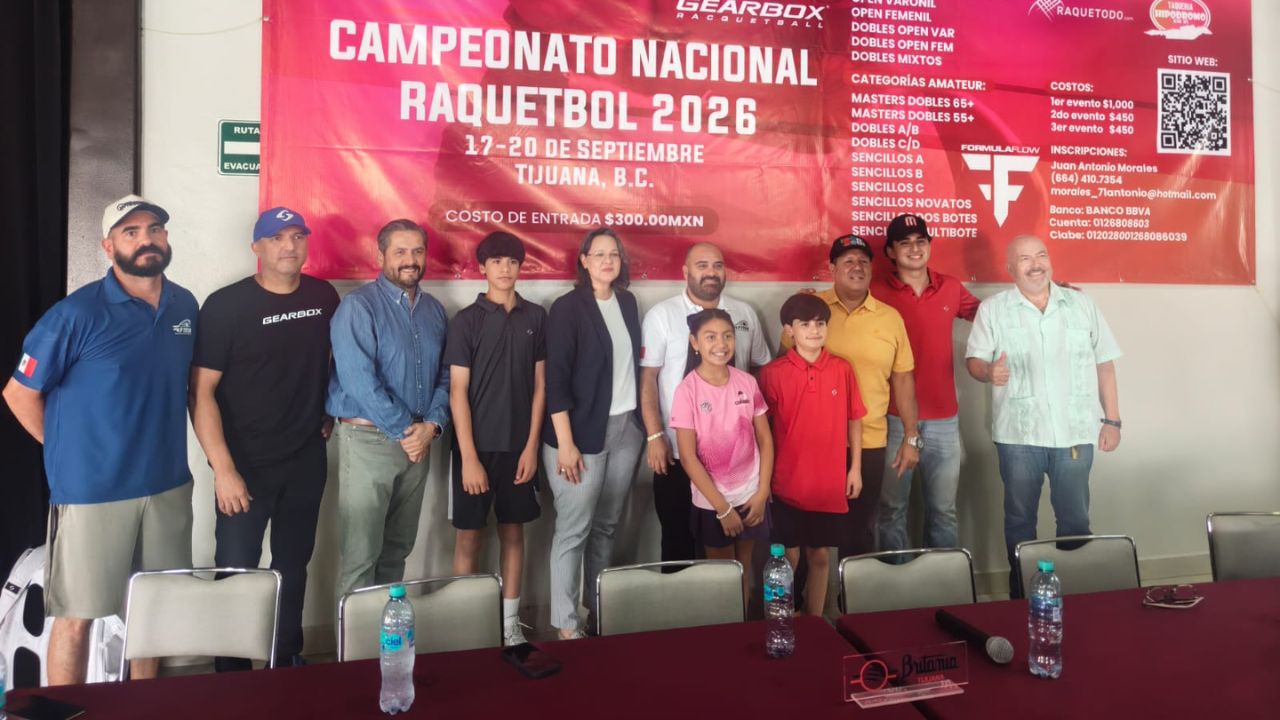 Campeonato Nacional de Raquetbol FMR 2026 reunirá a figuras y nuevas generaciones en Tijuana
