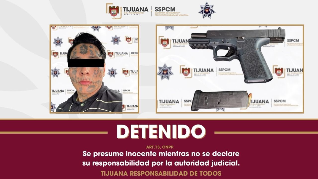 Arrestan a sujeto por atentado armado contra cafetería en plaza comercial de Tijuana