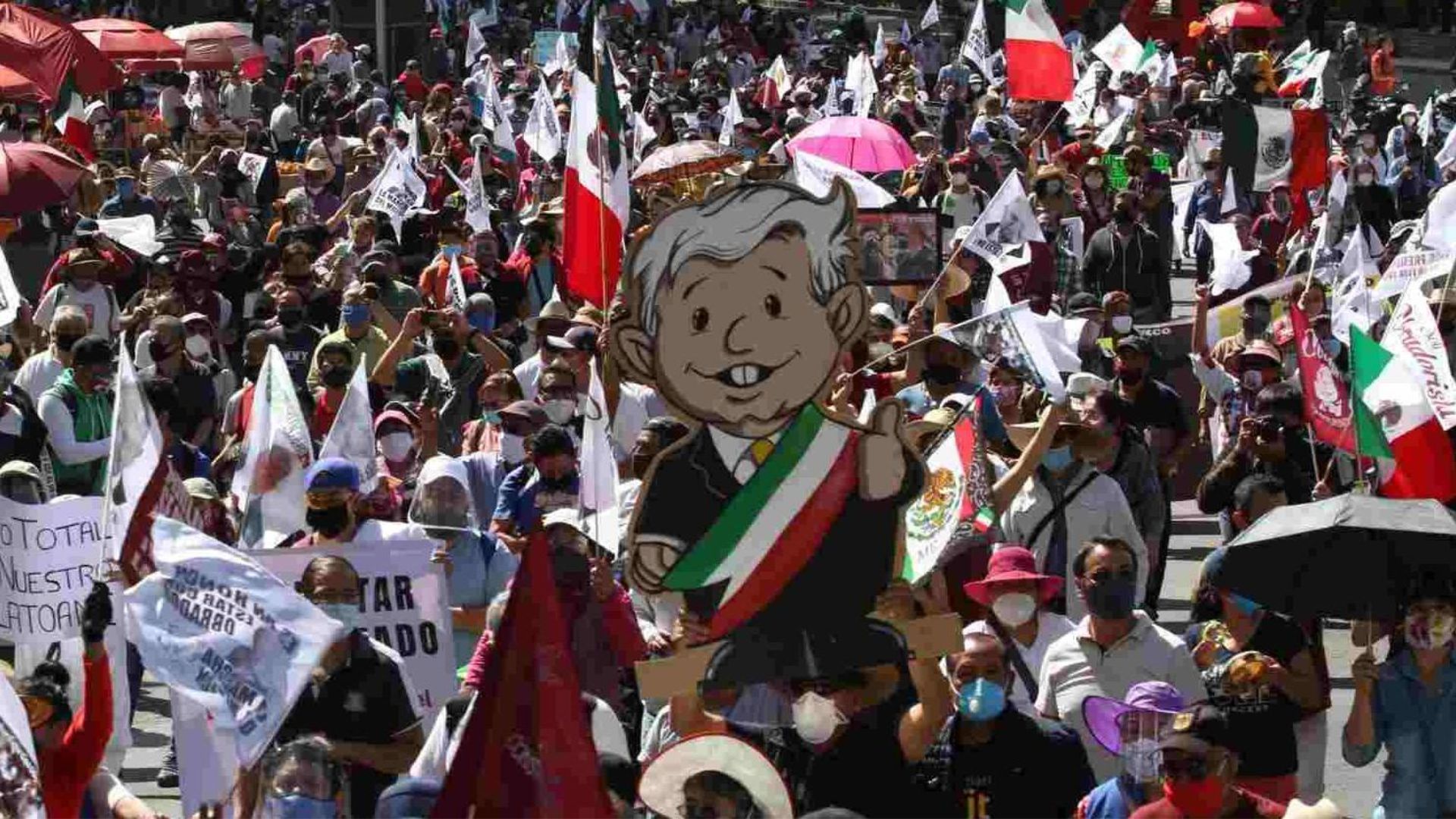 Afinan detalles para la marcha de AMLO