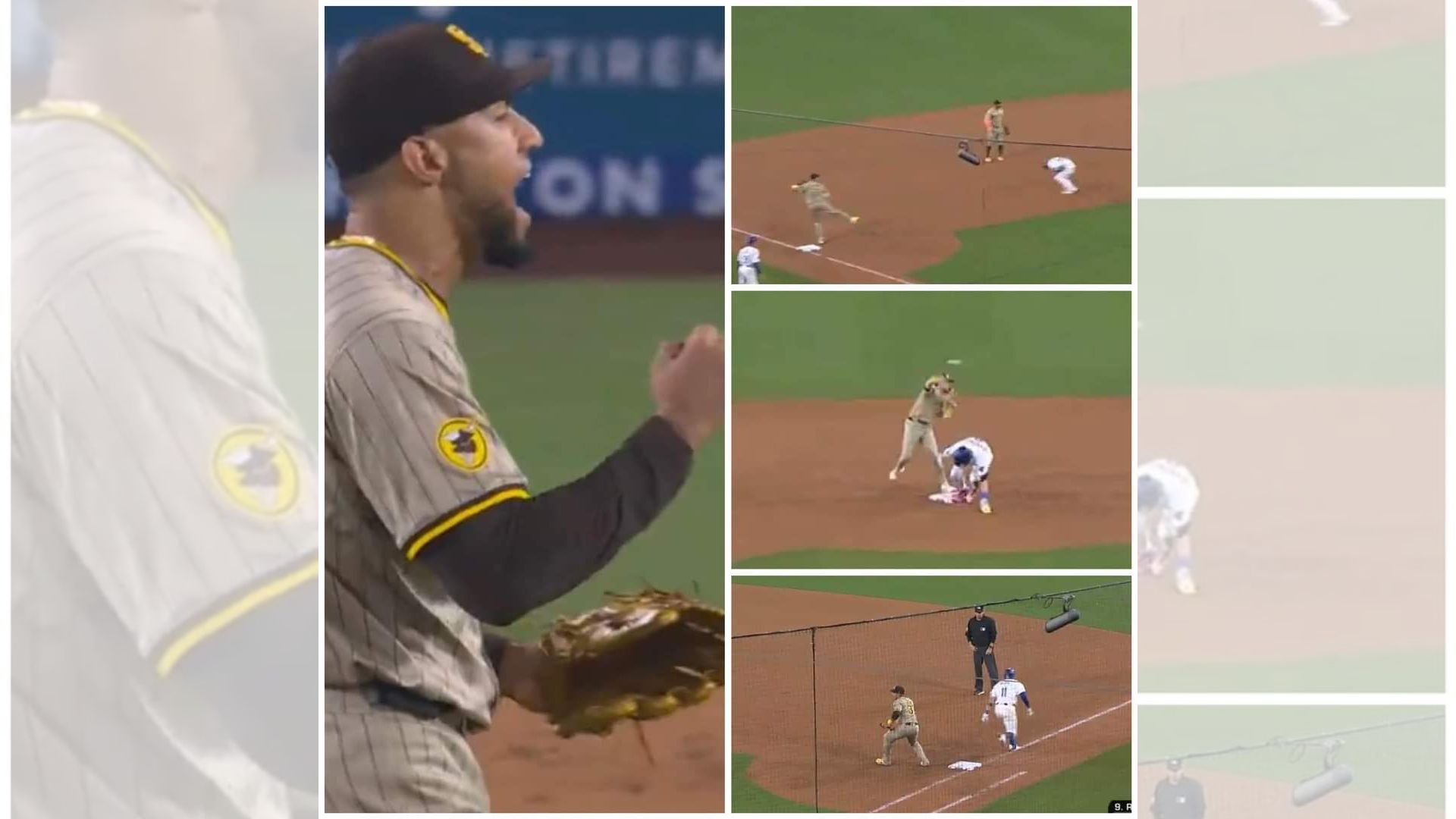 Padres dan cuenta de Dodgers con un triple play y aseguran playoffs