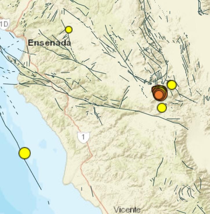 Reportan sismo de 4 grados en Ensenada