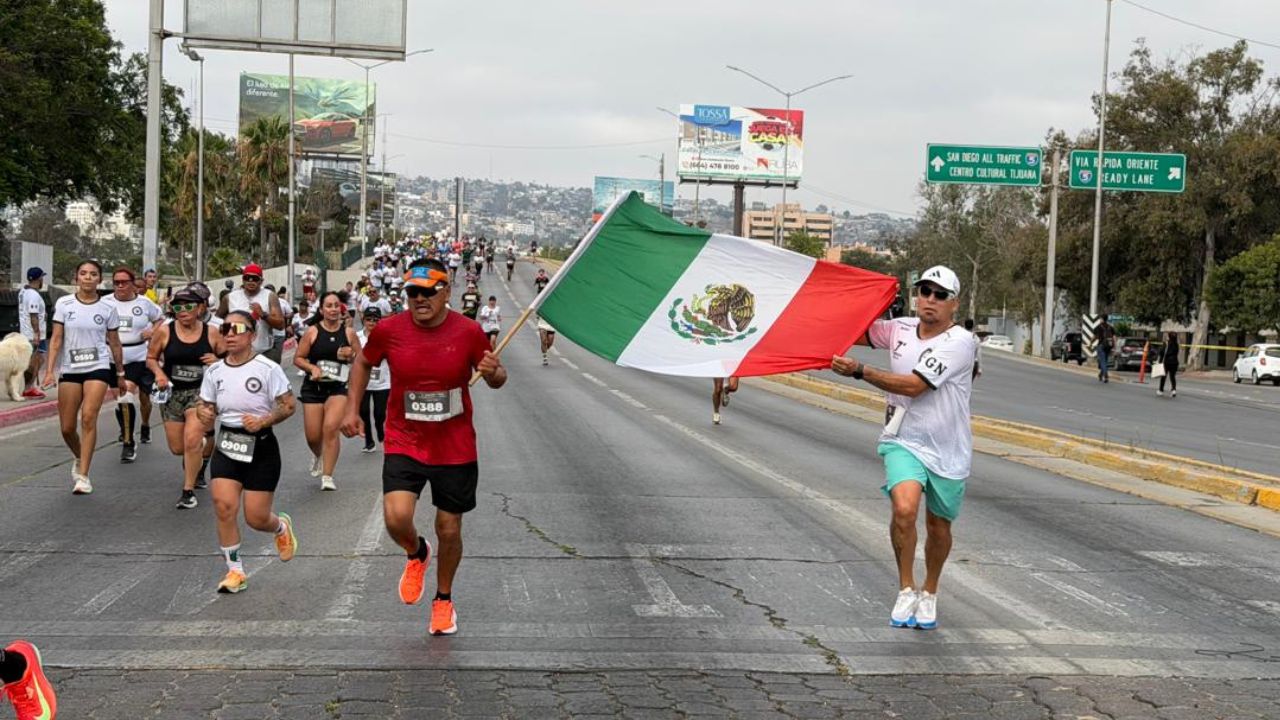 Carrera por el 7.º Aniversario de la Guardia Nacional reunió a corredores en Tijuana