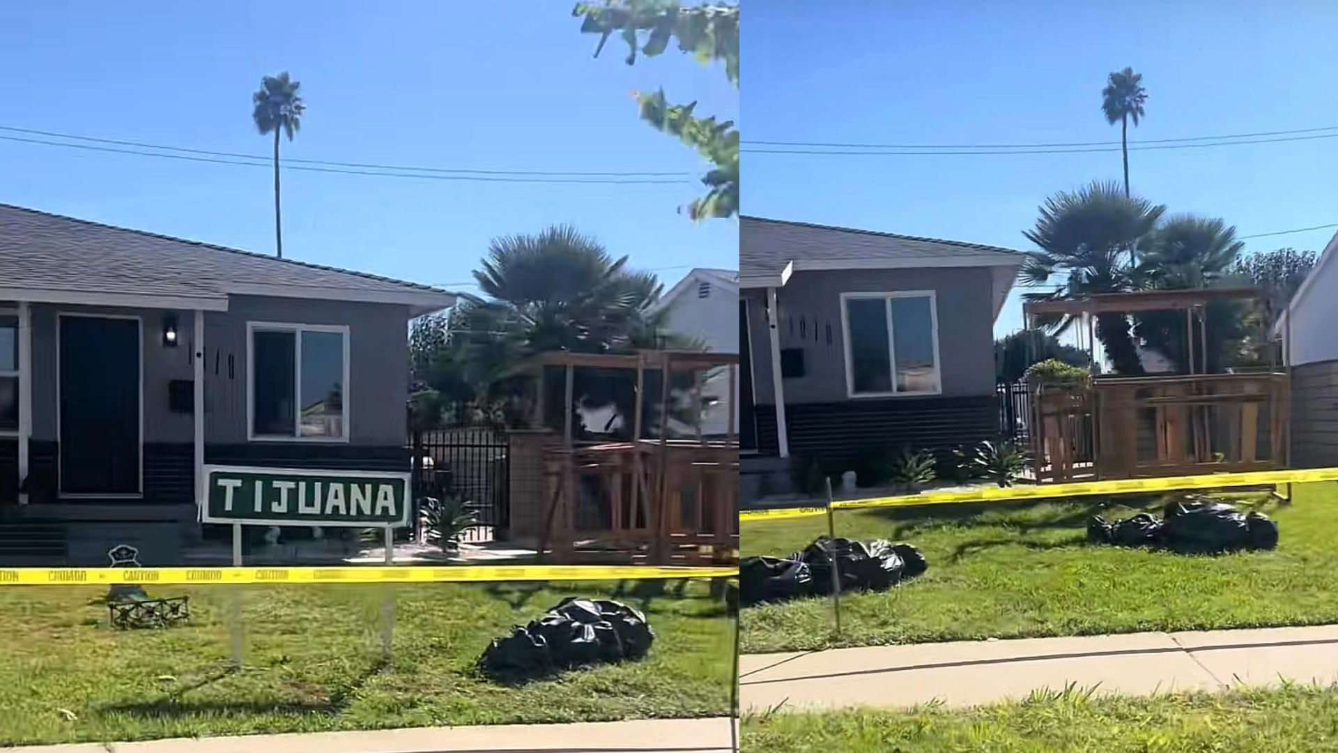 Casa decorada por Halloween en San Diego con temática de Tijuana se vuelve viral