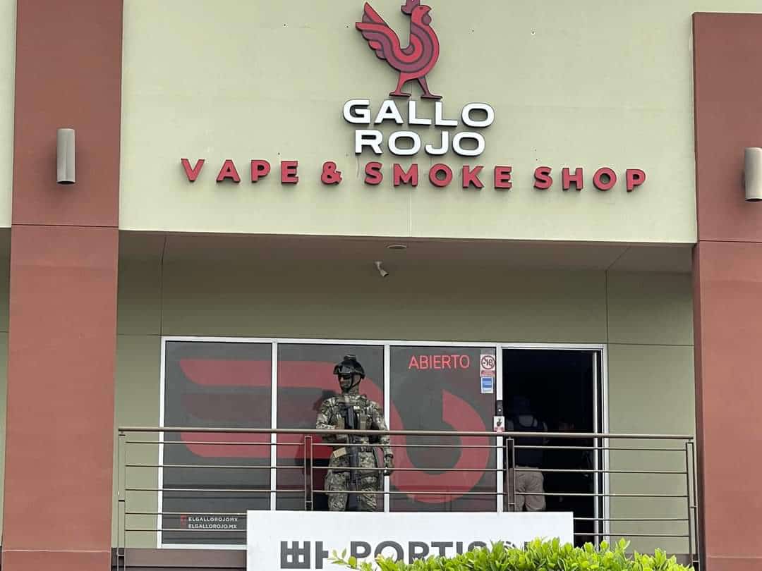 Resguardan presunta tienda de ‘vapeadores’ en Tijuana