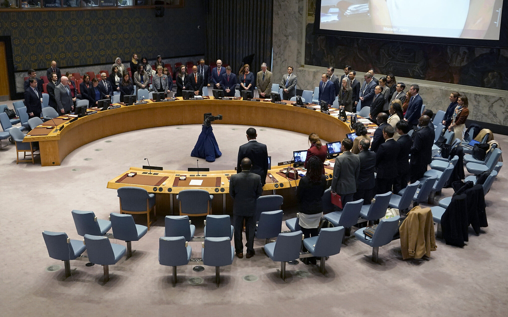 El Consejo de Seguridad de la ONU en reunión  IFOTO: Timothy A. Clary/AFP