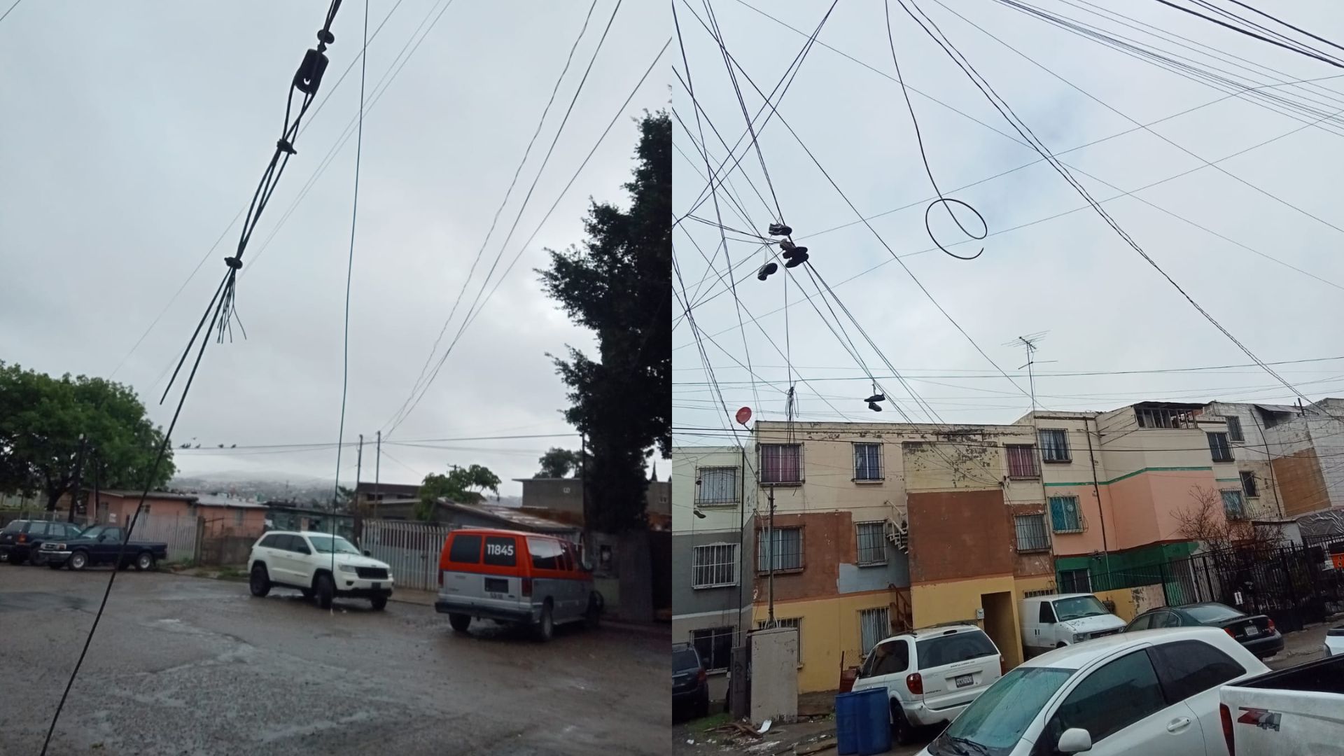 Colonias se han quedado sin luz debido al mal clima