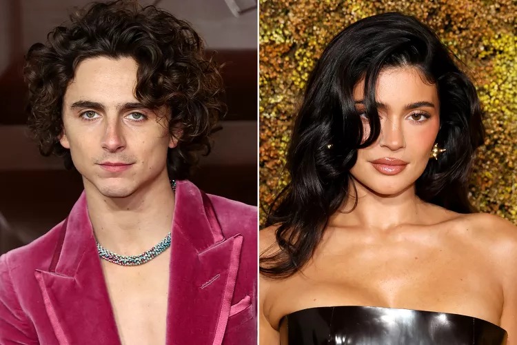 Kylie Jenner acompañó a Timothée Chalamet en la premiere de “Wonka”