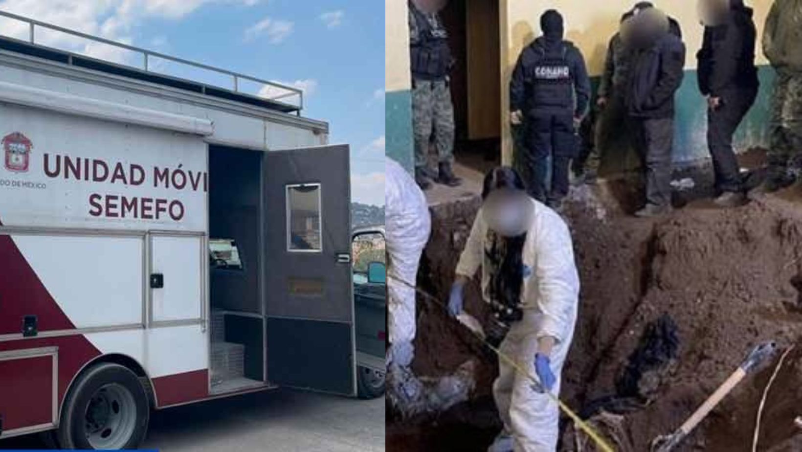 Encuentran narcofosa del CJNG en Edomex