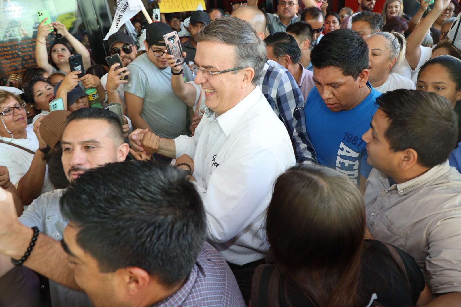 Llega Ebrard a Tijuana