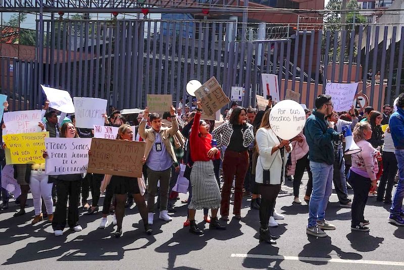 Marcharán trabajadores del Poder Judicial por fideicomisos