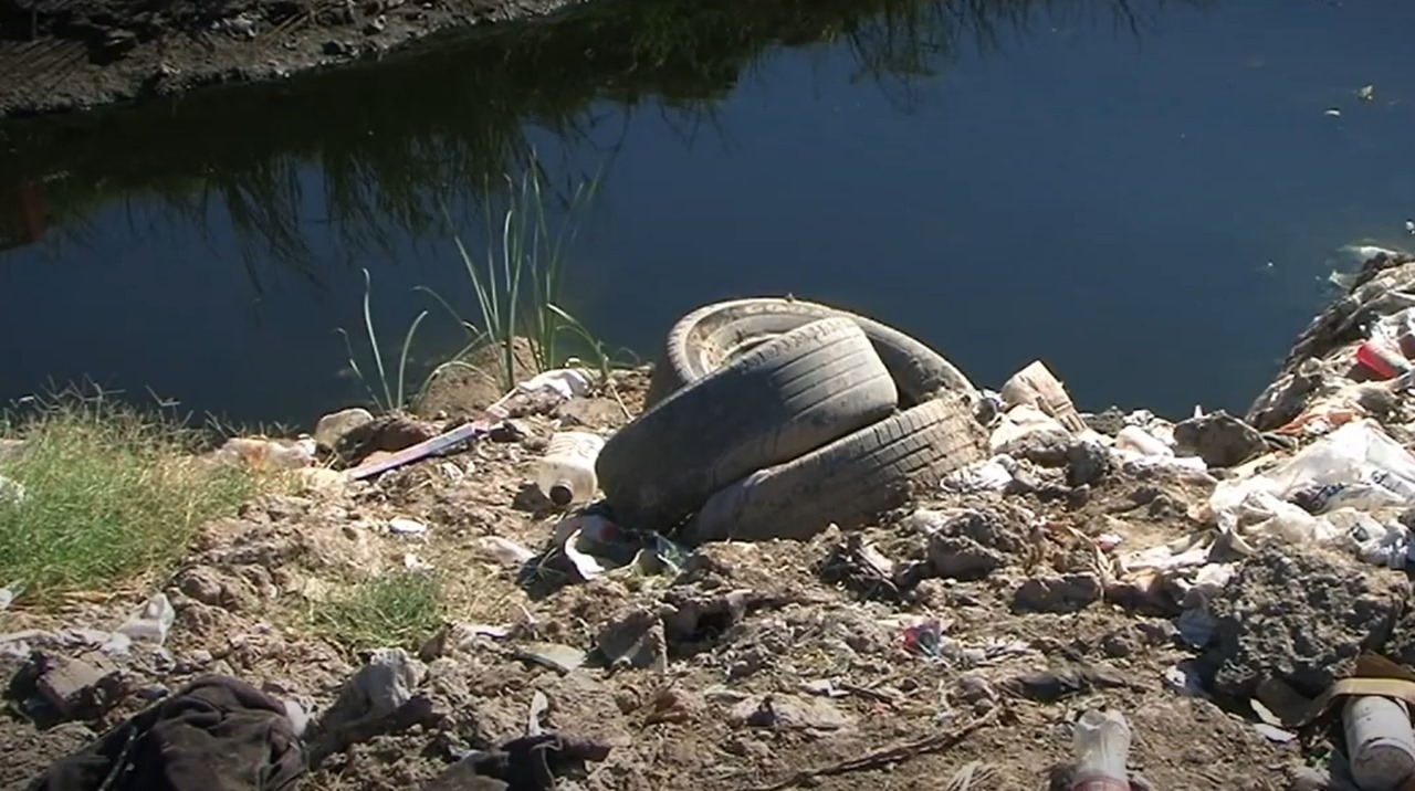 Vecinos de la colonia Carranza en Mexicali enfrentan grave problema de contaminación