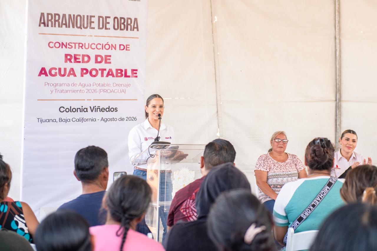Conectarán a más de mil personas a la red de agua potable en Tijuana y Rosarito