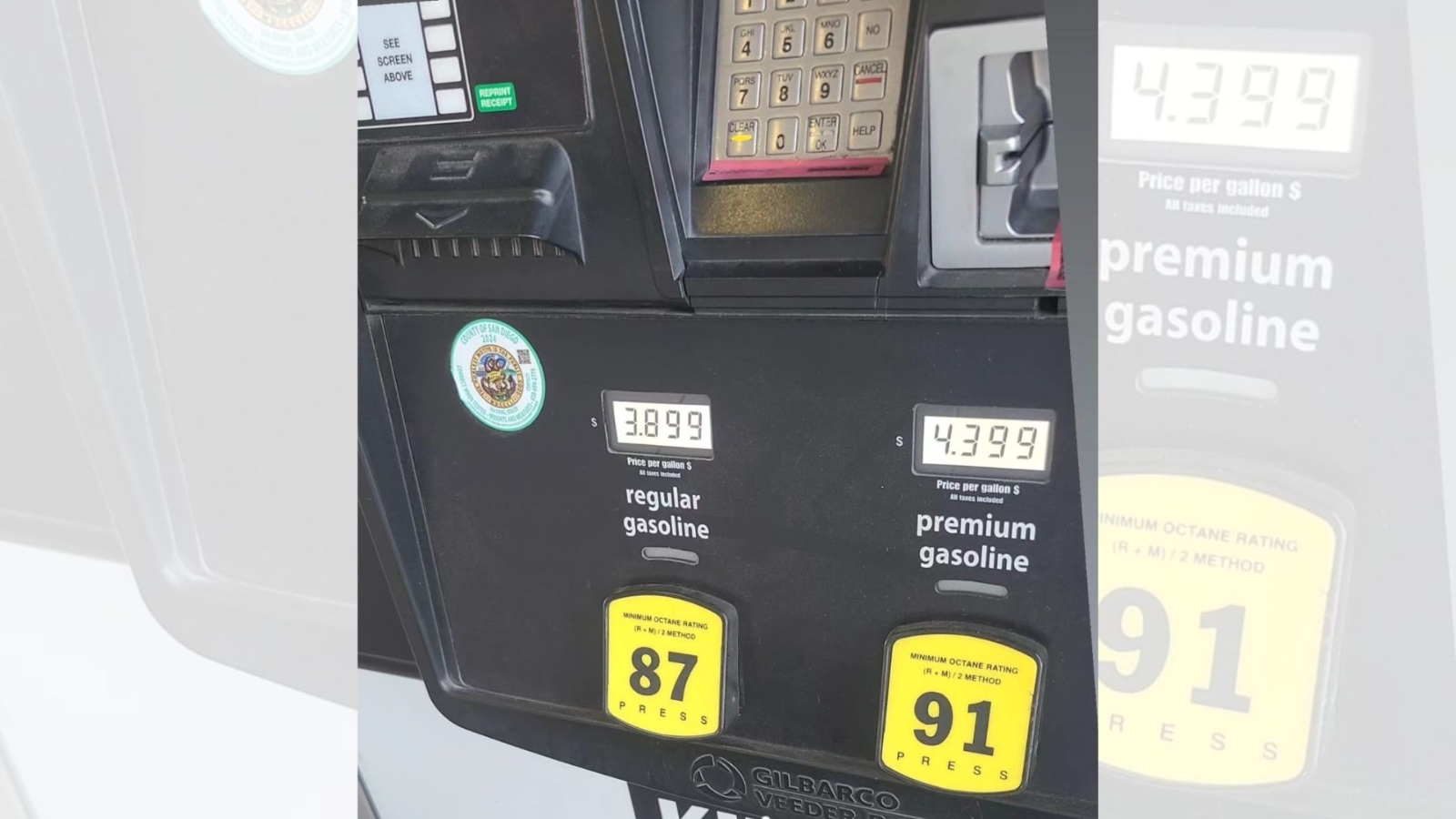 Disminuyen precios de gasolina en varias zonas de San Diego