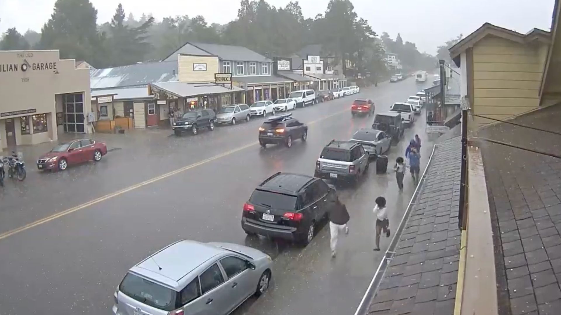 Unexpected storms in California