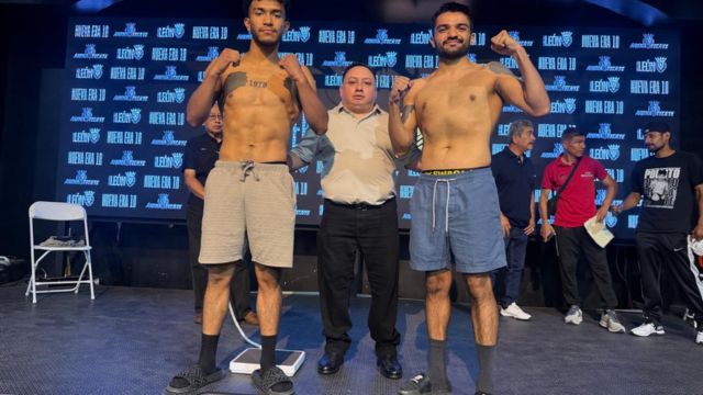 ¡Hay tiro! Zárate y Casazola superan la báscula y queda lista la pelea en la Arena Tecate
