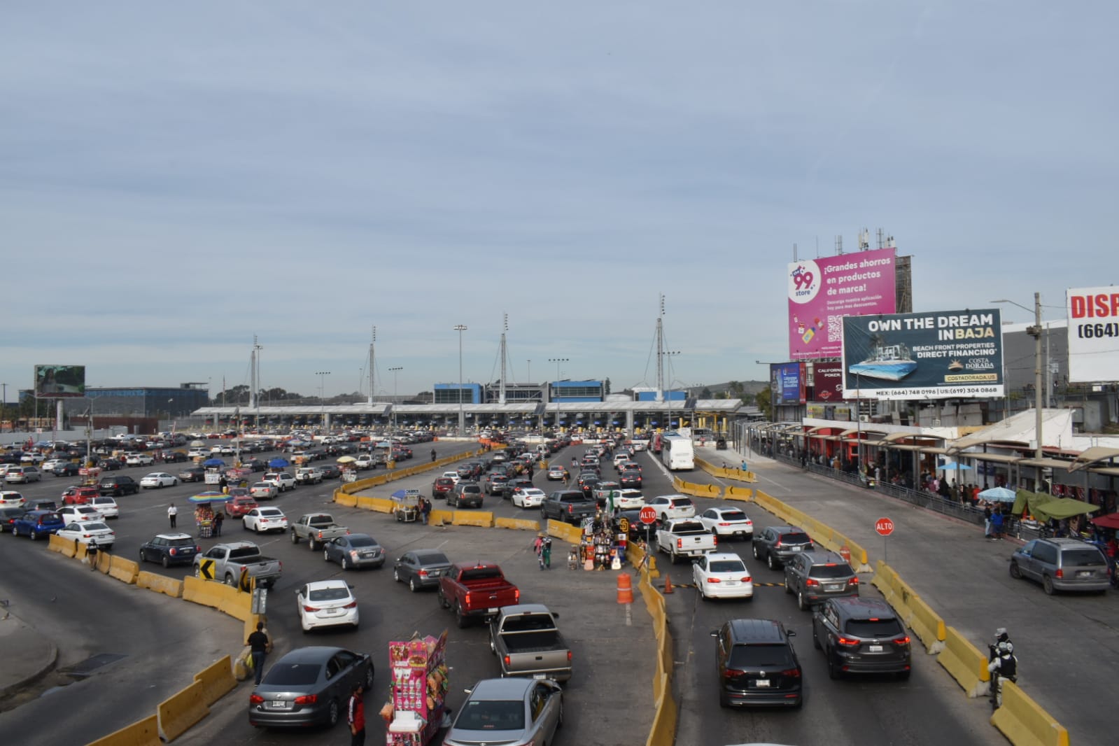 El tiempo de espera en garitas de Tijuana