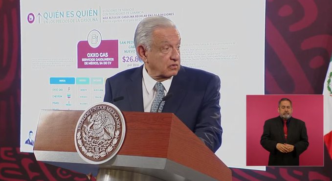 Llama AMLO a Oxxo Gas a reducir precios elevados