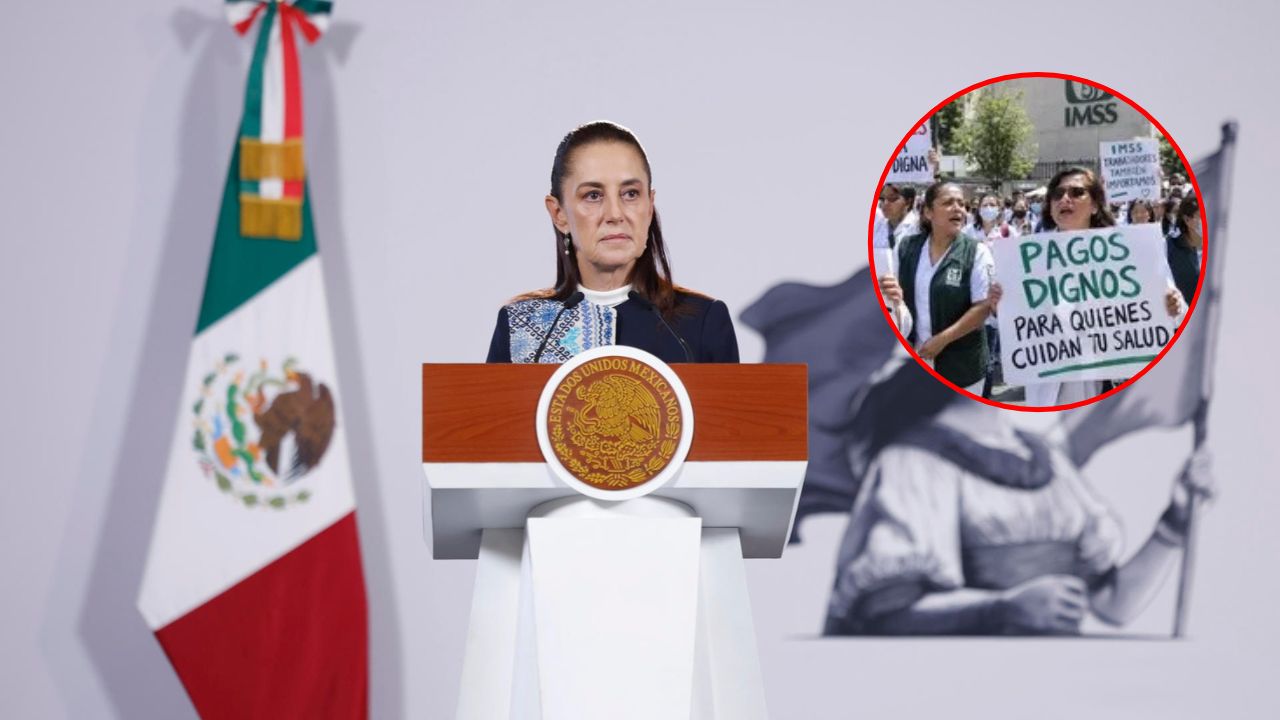 Sheinbaum pide al IMSS buscar una mejor oferta salarial tras el rechazo de sus trabajadores