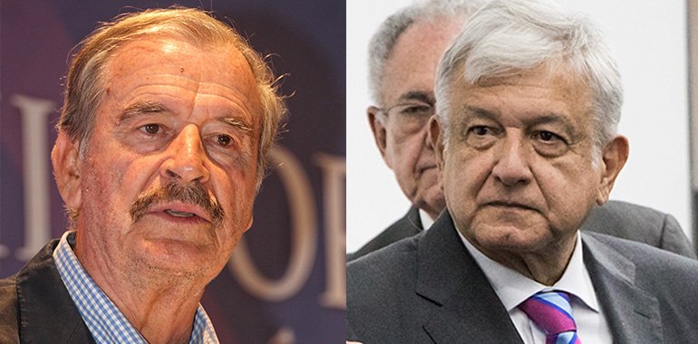 Vicente Fox y AMLO I Foto: Político MX (vía Twitter)