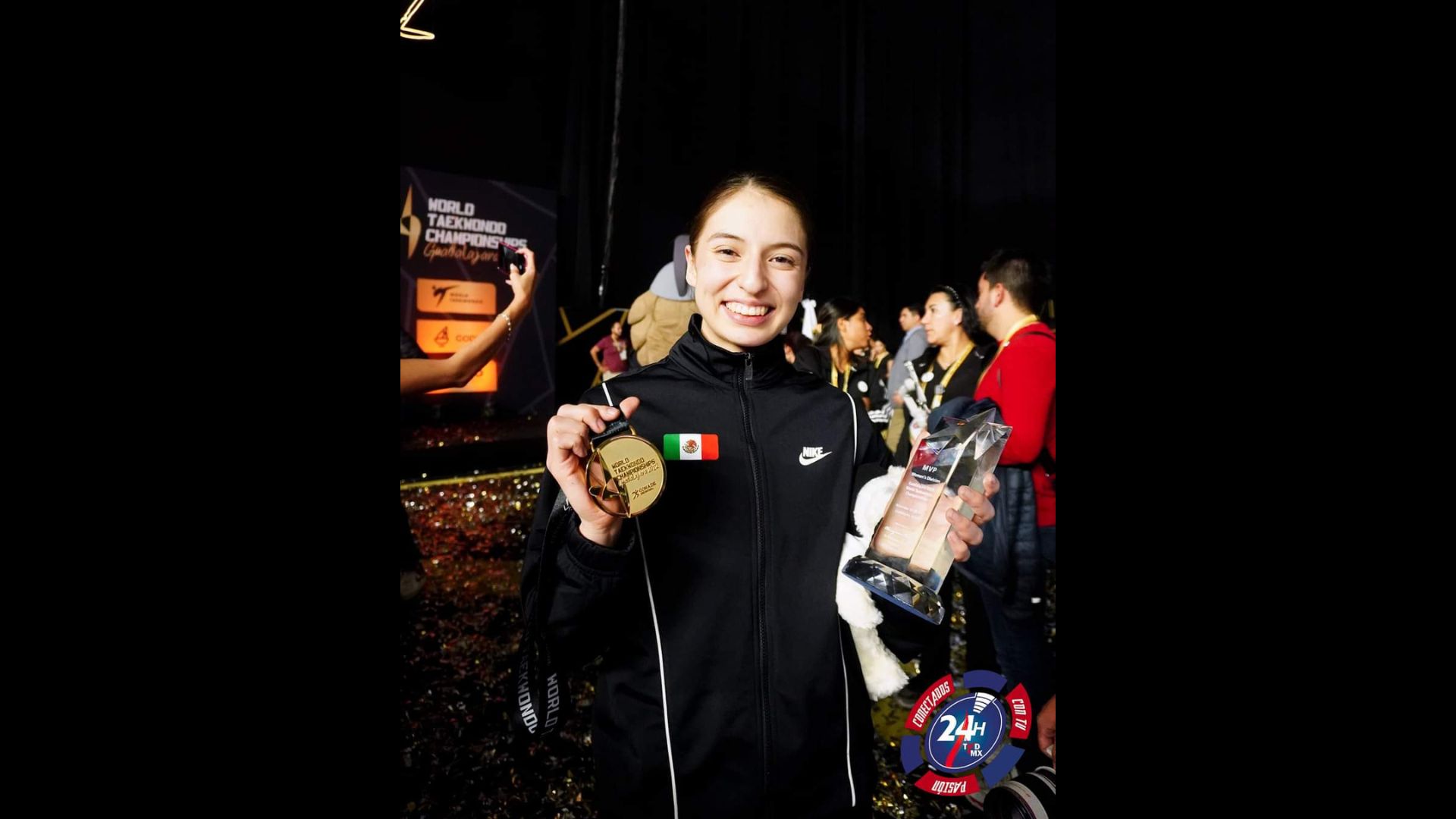 Designan a tijuanense Daniela Souza como la mejor taekwondoín femenil del Campeonato Mundial