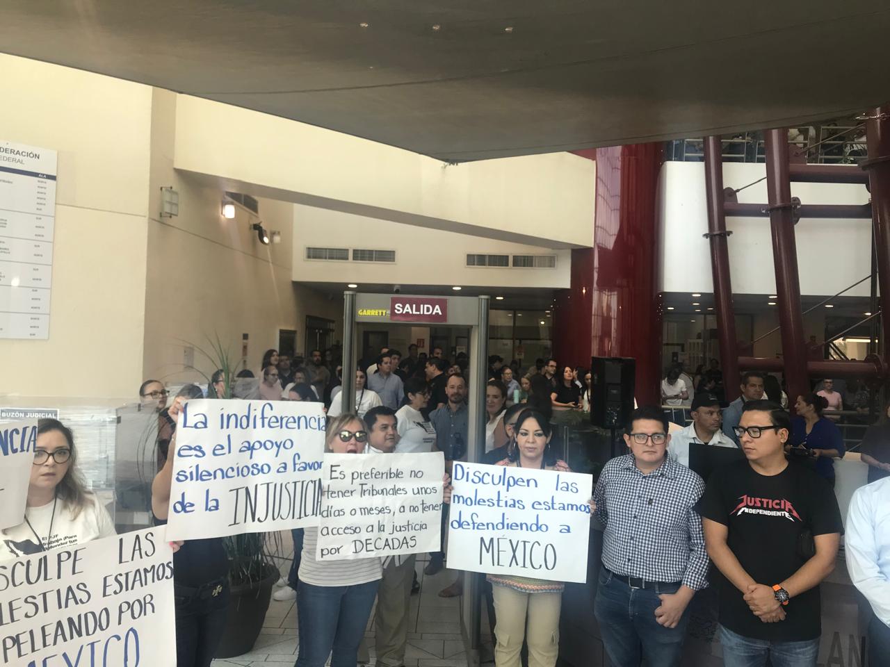 Paro en Mexicali en defensa de la independencia judicial