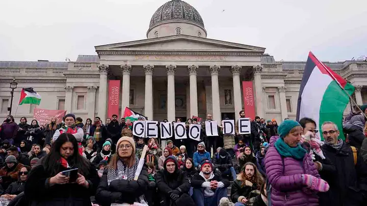 Arrestan protestantes pro Palestina en Londres