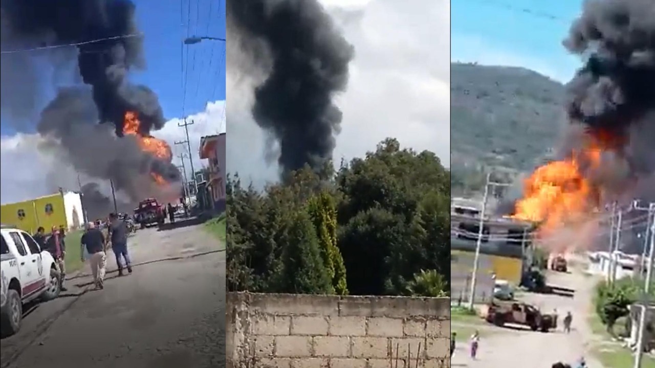 [VÍDEO] Explotó toma clandestina en Puebla