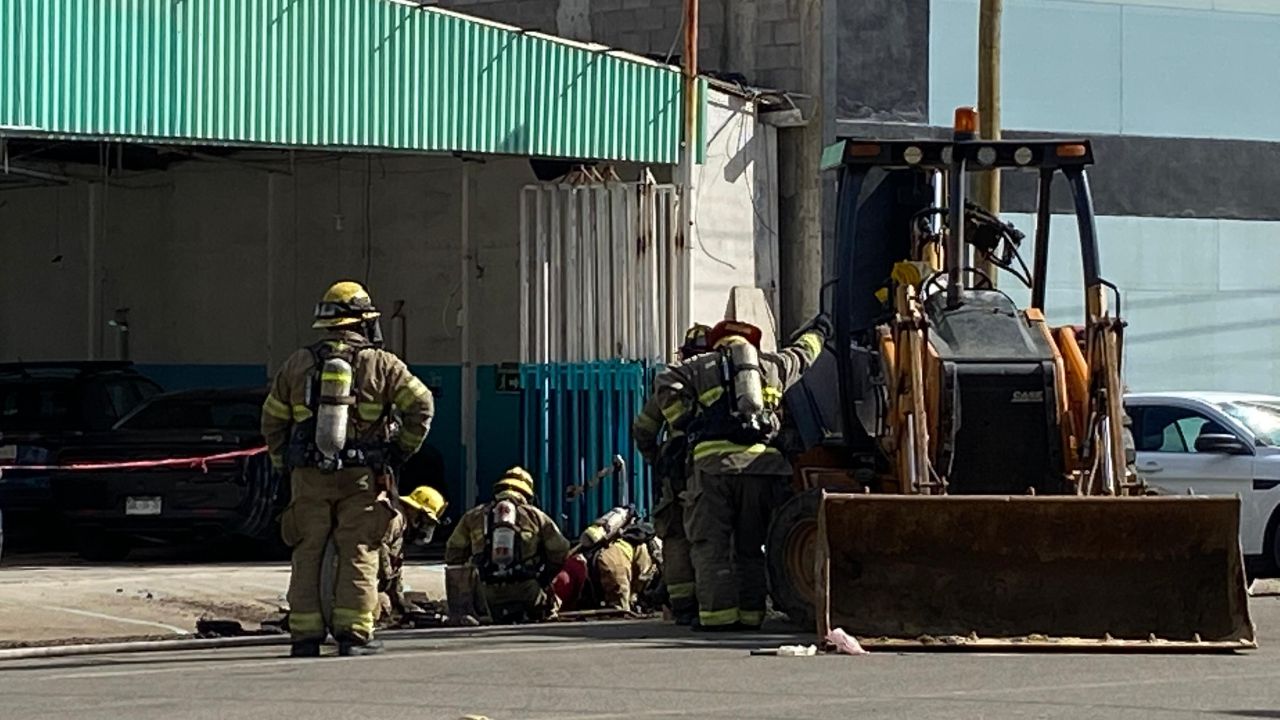 [VIDEO] Provocan trabajos de CESPT fuga de gas en Zona Centro