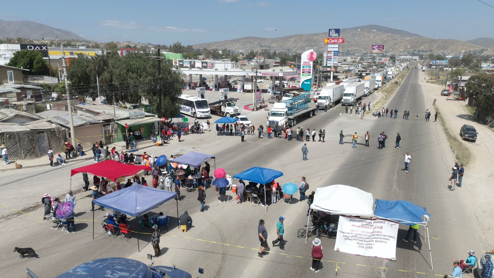 Cerrarán manifestantes puerto de Ensenada, Garita de Otay y carretera libre Tijuana- Tecate