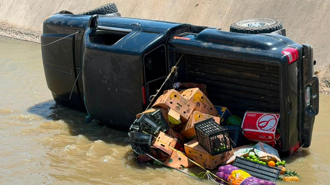 TIJUANA: Conductor cae a canalización en Los Olivos Norte