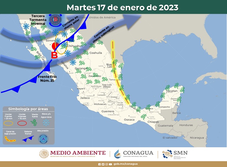 Reportan probabilidad de nevada en Baja California