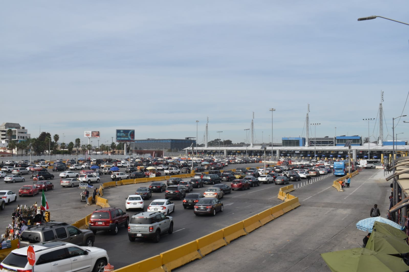 El tiempo de espera en garitas de Tijuana