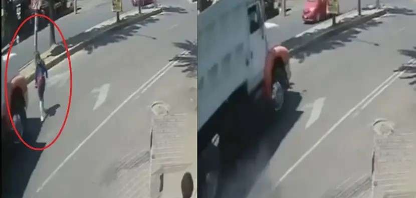 [VIDEO SENSIBLE] Muere mujer atropellada por un camión de carga: CDMX
