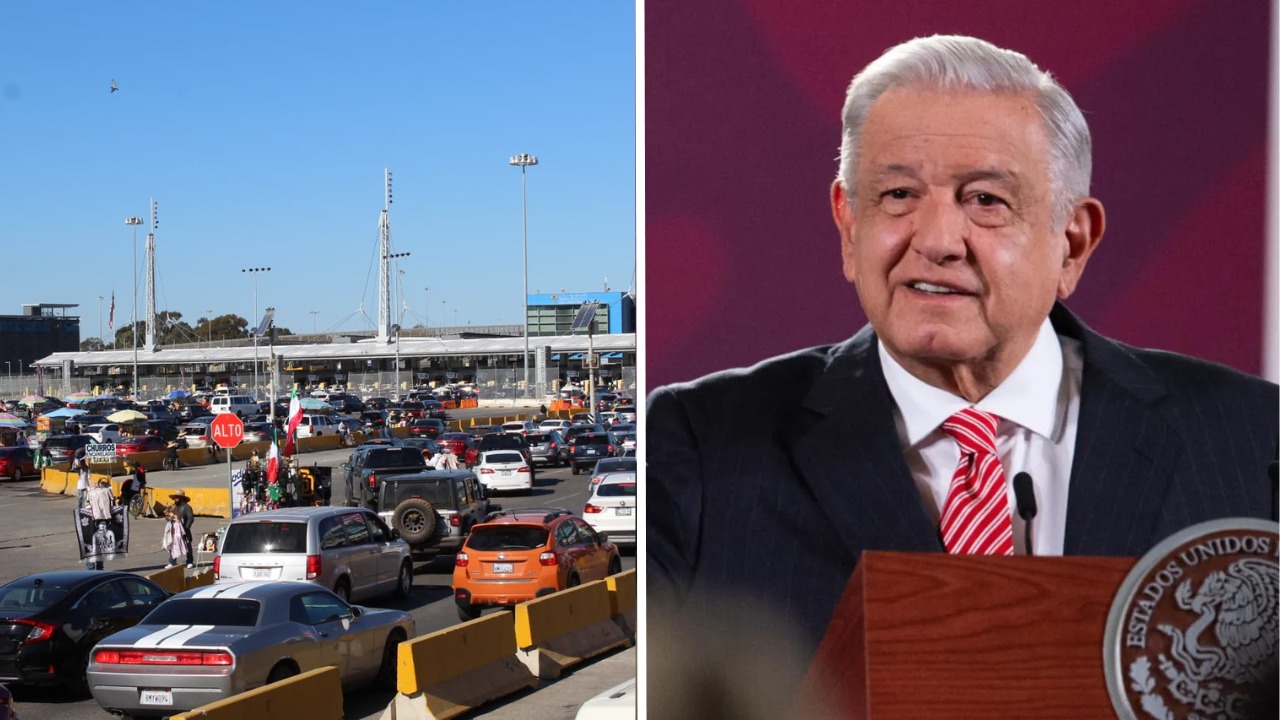 Promete AMLO agilizar cruces fronterizos hacia México