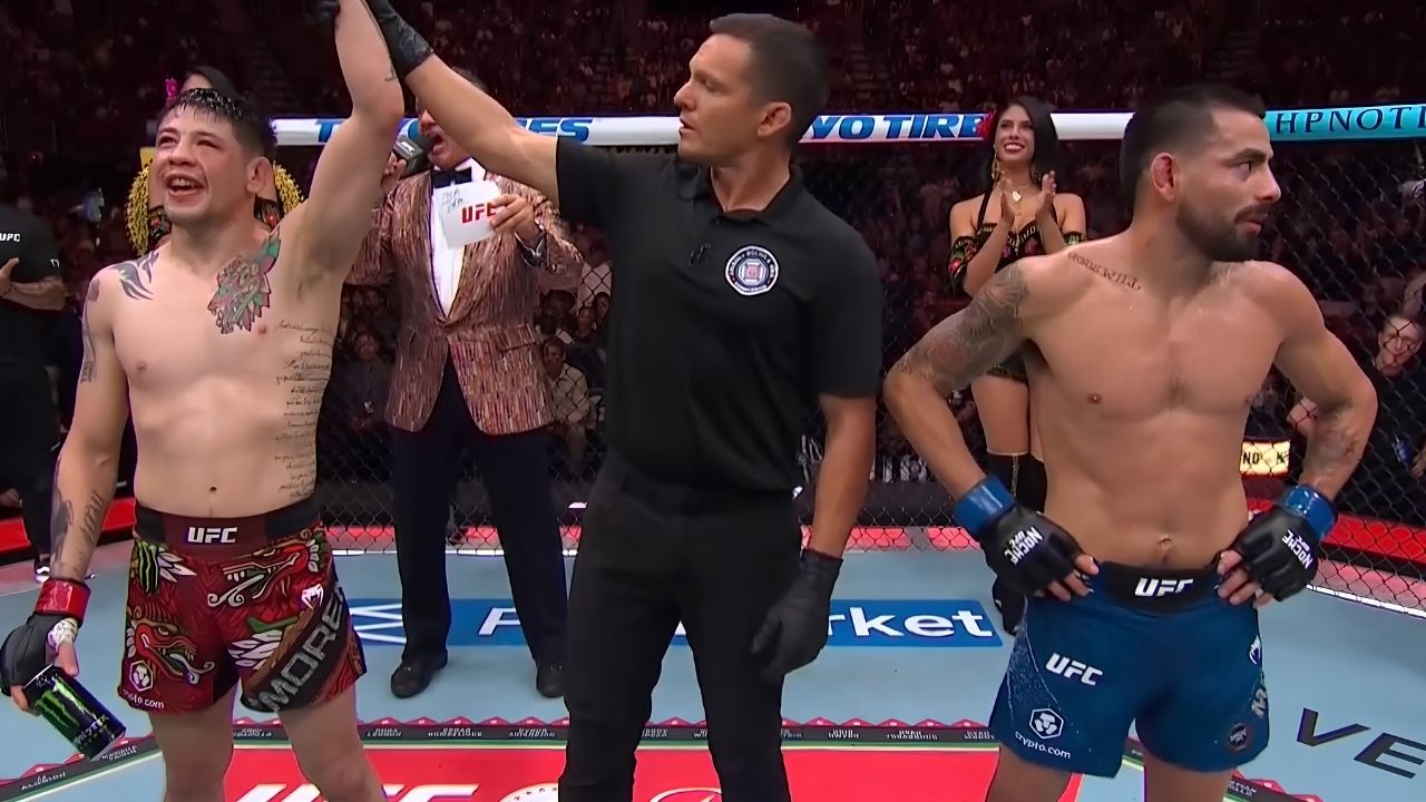 Brandon Moreno vuelve a la victoria: el tijuanense supera a Joseph Morales en Noche UFC