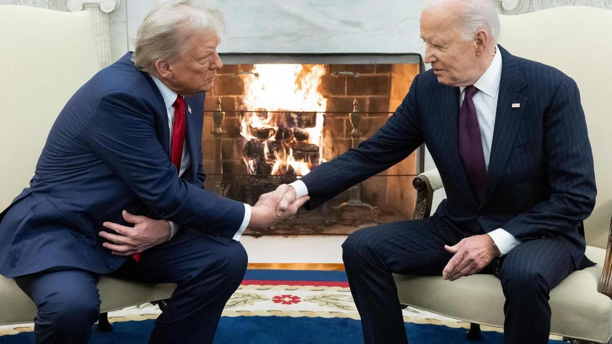 Se reúne Donald Trump en la Casa Blanca con Joe BIden