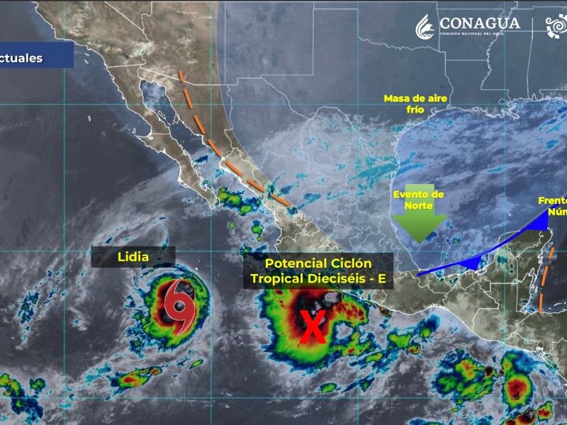 El martes, Max se degradaría a baja presión remanente, entre los límites de Guerrero y Michoacán, ocasionando lluvias torrenciales en Colima, Guerrero y Michoacán.