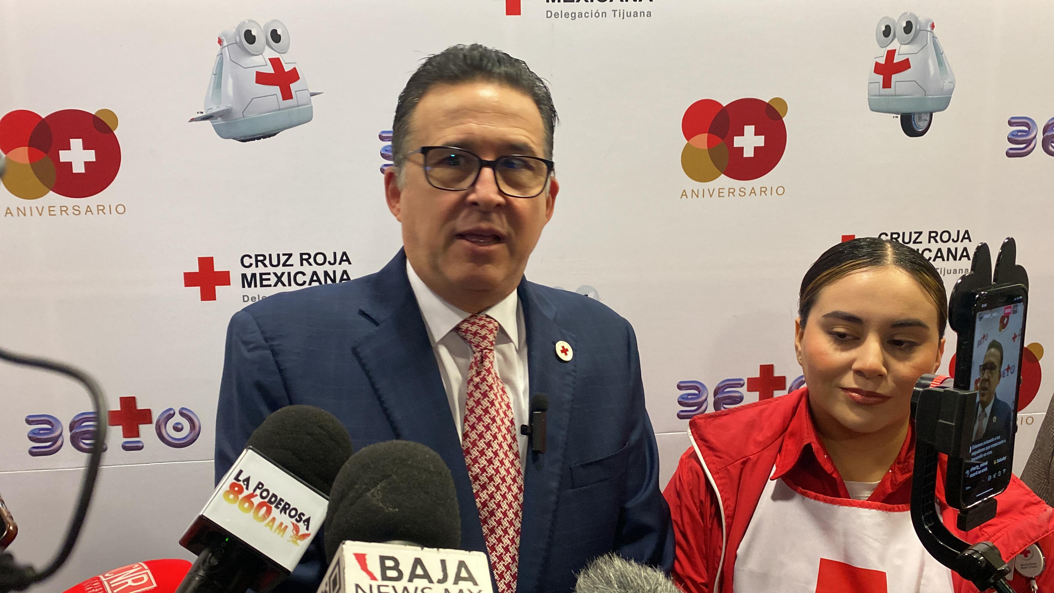 Celebran 80 años de Cruz Roja en Tijuana