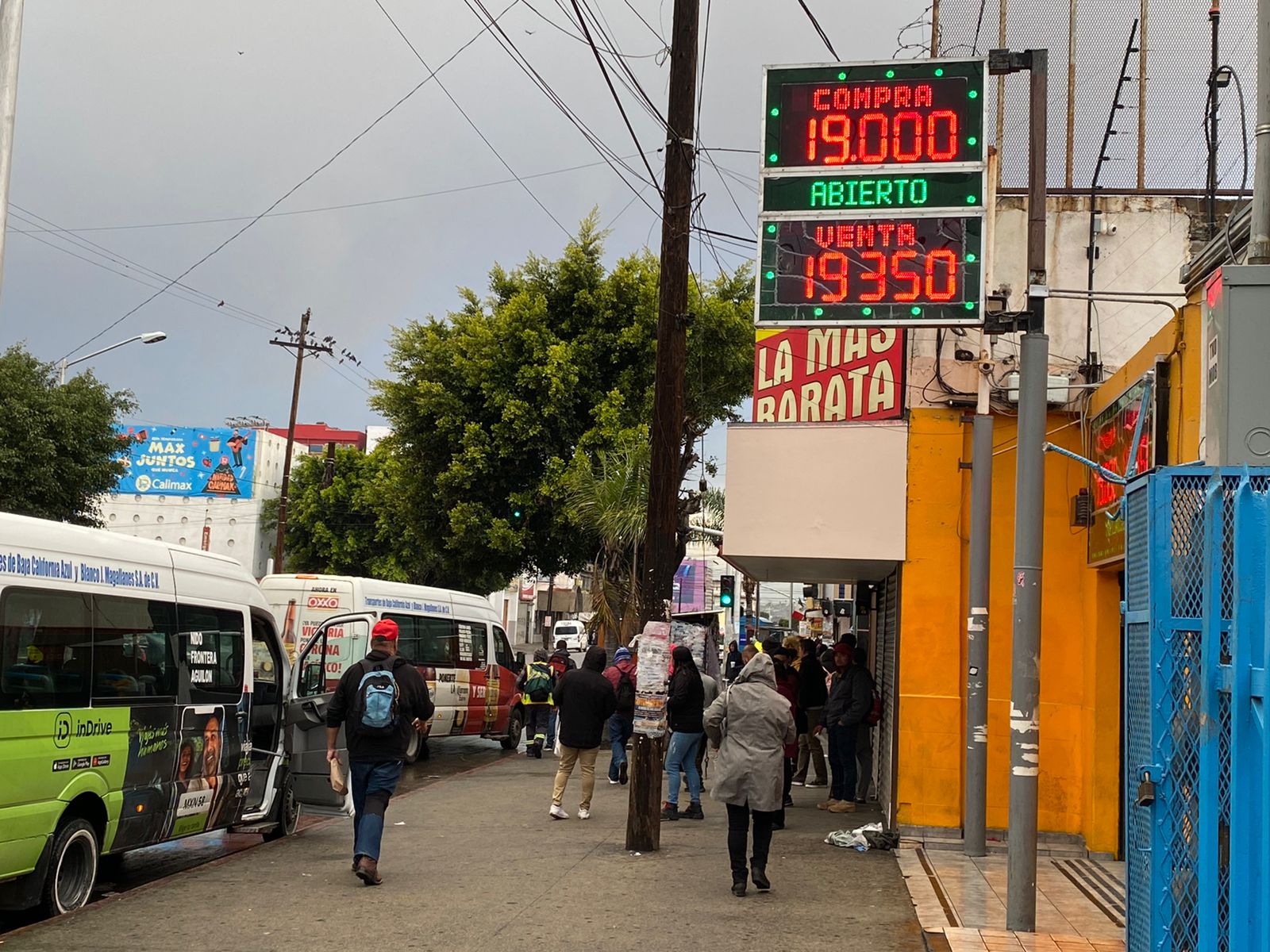 Tipo de cambio en Tijuana