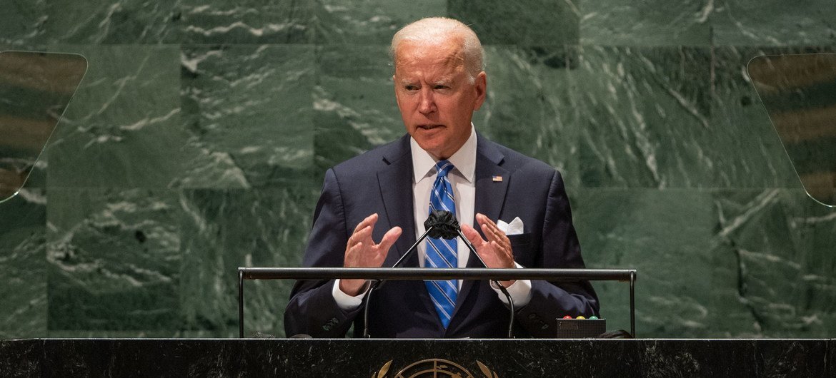 Joe Biden pide a los países de la ONU unirse contra Rusia